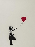 Banksy Girl With Balloon oil painting reproduction