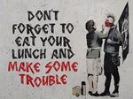 Banksy Don't Forget Your Scarf oil painting reproduction