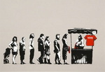 Banksy Destroy Capitalism oil painting reproduction