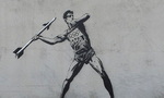 Banksy Javelin Thrower oil painting reproduction