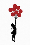 Banksy Flying Balloon Girl oil painting reproduction