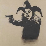 Banksy Clown oil painting reproduction