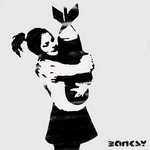 Banksy Bomb Hugger oil painting reproduction