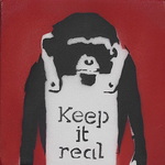 Banksy Keep It Real oil painting reproduction