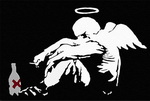 Banksy Drunken Angel oil painting reproduction