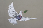 Banksy Armoured Peace Dove oil painting reproduction
