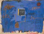 Jean-Michel Basquiat Unititled (Blue) oil painting reproduction
