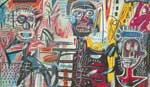 Jean-Michel Basquiat Philistines oil painting reproduction