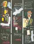 Jean-Michel Basquiat Horn Players (3 Panels) oil painting reproduction