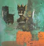 Jean-Michel Basquiat Unititled (Queen Green) oil painting reproduction