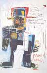 Jean-Michel Basquiat Irony of a Negro Policeman oil painting reproduction