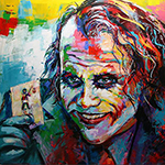 Joker 1 painting for sale