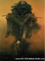 Zdzislaw Beksinski  oil painting reproduction