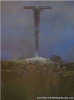 Zdzislaw Beksinski Cross oil painting reproduction