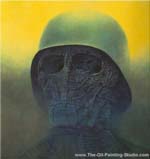 Zdzislaw Beksinski Helmet oil painting reproduction