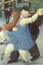 Fernando Botero Dancers oil painting reproduction