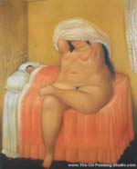 Fernando Botero The Lovers oil painting reproduction
