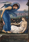 Edward Burne-Jones Cupid and Psyche-1865 oil painting reproduction