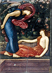 Edward Burne-Jones Cupid Finding Psyche Winged Cupid oil painting reproduction