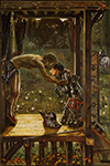 Edward Burne-Jones The Merciful Knight, 1863 oil painting reproduction