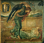 Edward Burne-Jones Cupid Finding Psyche Asleep oil painting reproduction