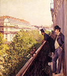 Gustave Caillebotte A Balcony - 1880  oil painting reproduction