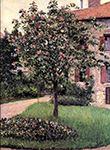 Gustave Caillebotte Petit Gennevilliers, Facade, Southeast of the Artist's Studio, Overlooking the Garden, Spring  oil painting reproduction