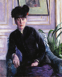 Gustave Caillebotte Portrait of a Young Woman in an Interior - 1877  oil painting reproduction