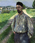 Gustave Caillebotte Portrait of Eugene Lamy - 1889  oil painting reproduction