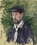 Gustave Caillebotte Portrait of Eugene Lamy, 1888 oil painting reproduction