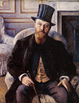 Gustave Caillebotte Portrait of Jules Dubois - 1885  oil painting reproduction