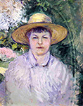Gustave Caillebotte Portrait of Madame Renoir- 1888  oil painting reproduction