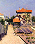 Gustave Caillebotte The Artist's House at Petit Gennevilliers - 1882  oil painting reproduction