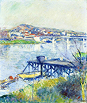 Gustave Caillebotte The Bridge at Argenteuil - 1893  oil painting reproduction