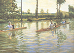 Gustave Caillebotte Perissoires sur l'Yerres oil painting reproduction