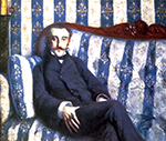 Gustave Caillebotte Portrait de Monsieur R oil painting reproduction