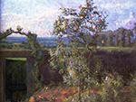 Gustave Caillebotte Landscape near Yerres  oil painting reproduction