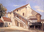 Gustave Caillebotte Effect of Sunlight on the Old Chapterhouse - 1871 oil painting reproduction