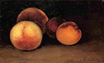Gustave Caillebotte Peaches, Nectarines and Apricots - 1871 oil painting reproduction