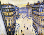 Gustave Caillebotte Rue Halevy, Seen from the Sixth Floor - 1878 oil painting reproduction