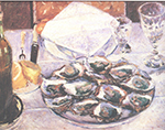Gustave Caillebotte Still Life with Oysters  oil painting reproduction
