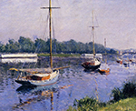 Gustave Caillebotte The Basin at Argenteuil - 1882  oil painting reproduction