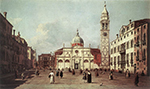 Giovanni Canaletto Campo Santa Maria Formosa oil painting reproduction