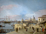 Giovanni Canaletto Entrance to the Grand Canal from the Molo, Venice oil painting reproduction