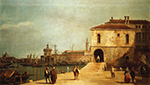 Giovanni Canaletto Fonteghetto della Farina oil painting reproduction
