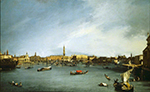 Giovanni Canaletto The Bacino di San Marco, Venice, Seen from the Giudecca oil painting reproduction