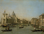 Giovanni Canaletto The Entrance to the Grand Canal at the Punta della Dogana and Santa Maria della Salute oil painting reproduction