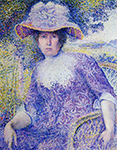 Henri-Edmond Cross Portrait of Madame Cross, 1901 oil painting reproduction