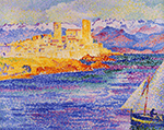 Henri-Edmond Cross Antibes, 1908 oil painting reproduction