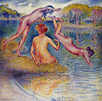 Henri-Edmond Cross Bathers, 1899-1902 oil painting reproduction